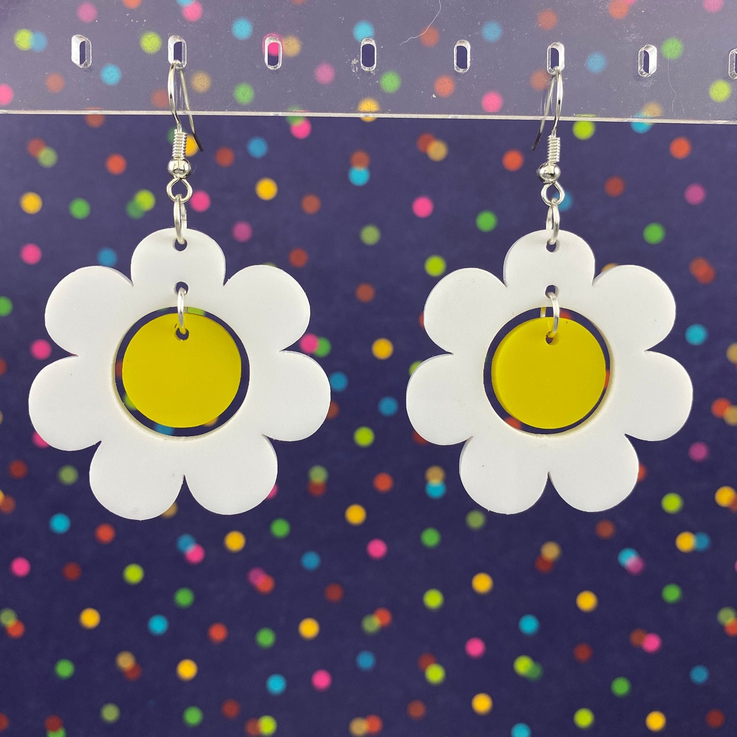 Crazy Daisy Dangle Earrings