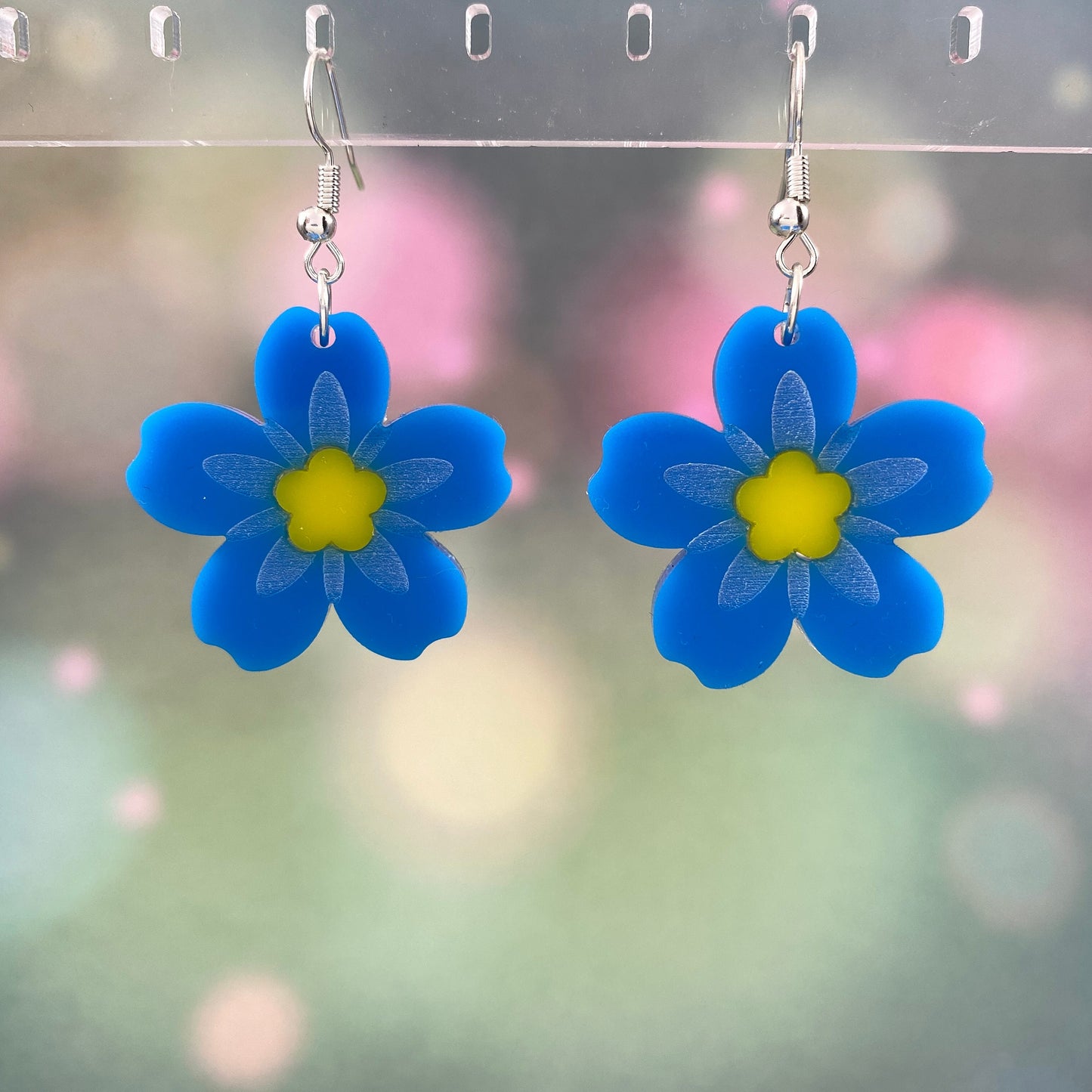 Forget Me Not Dangle Earrings