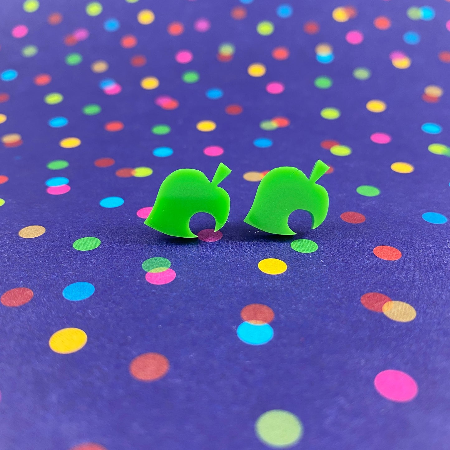 Furniture Leaf Stud Earrings