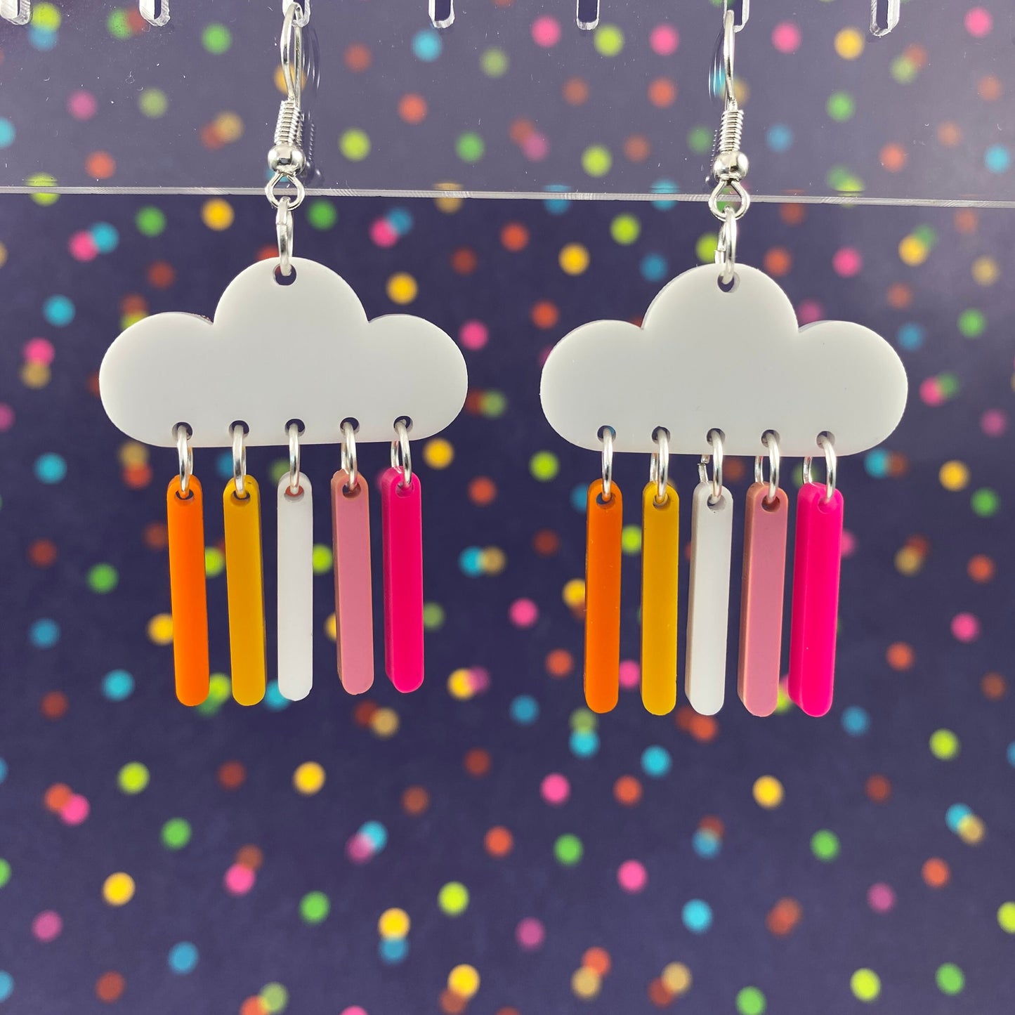 LGBTQ+ Flag Dangle Earrings