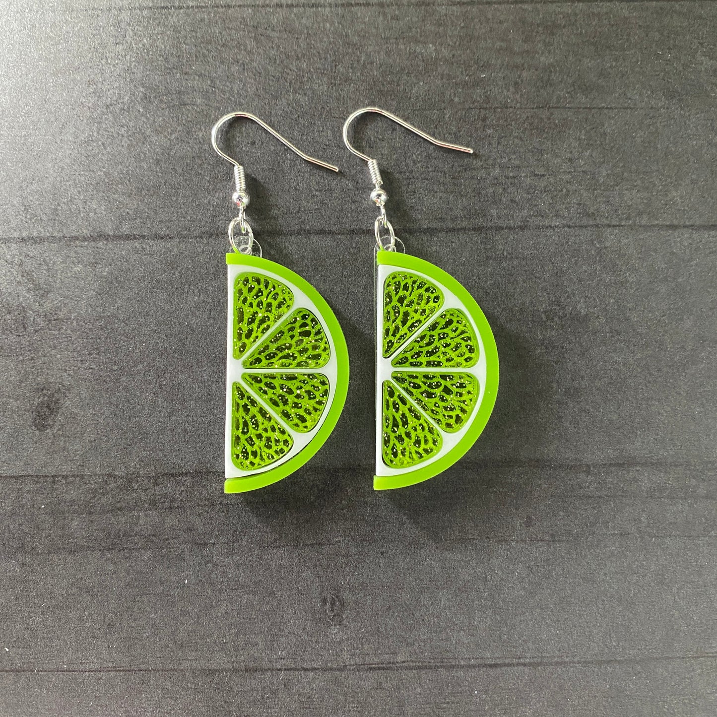 Half Citrus Slice Dangle Earrings