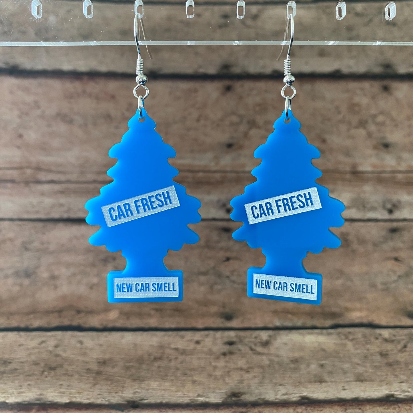 Tree Car Freshener Dangle Earrings
