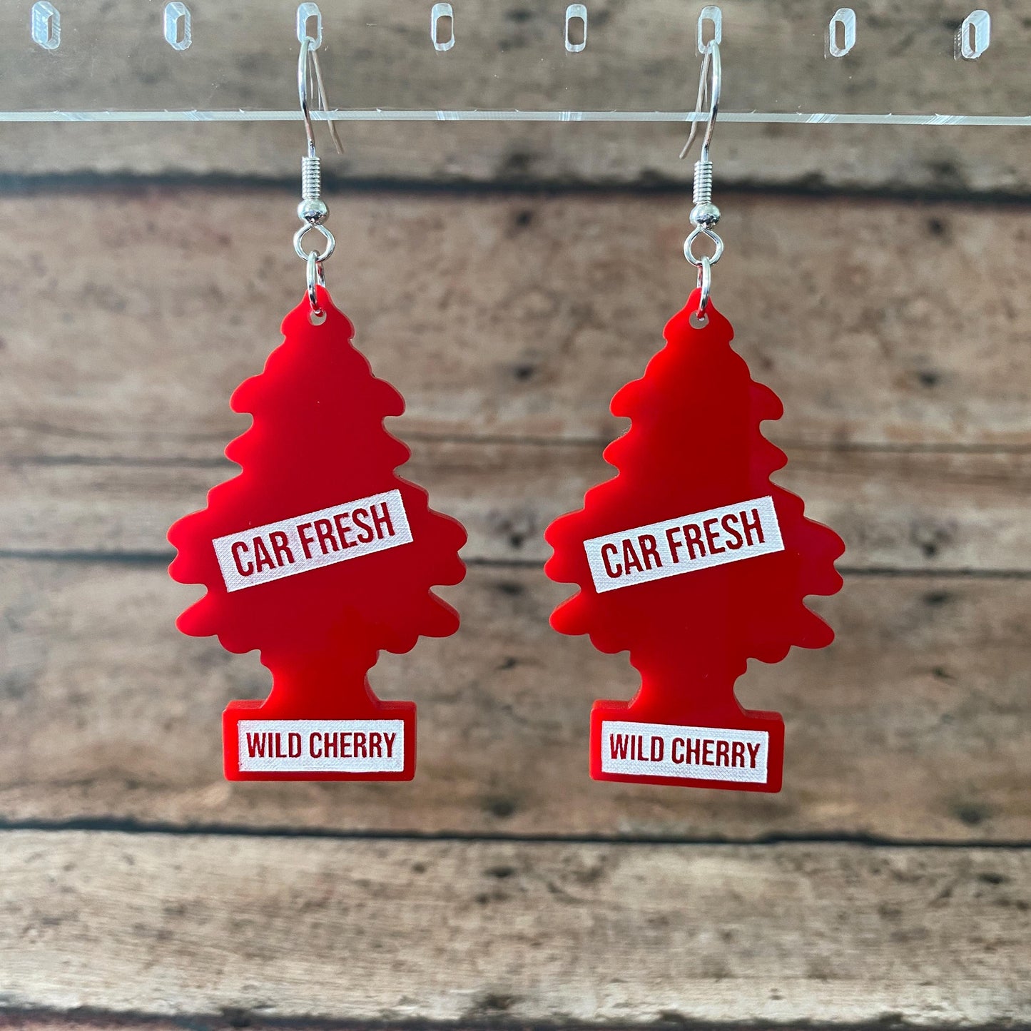 Tree Car Freshener Dangle Earrings