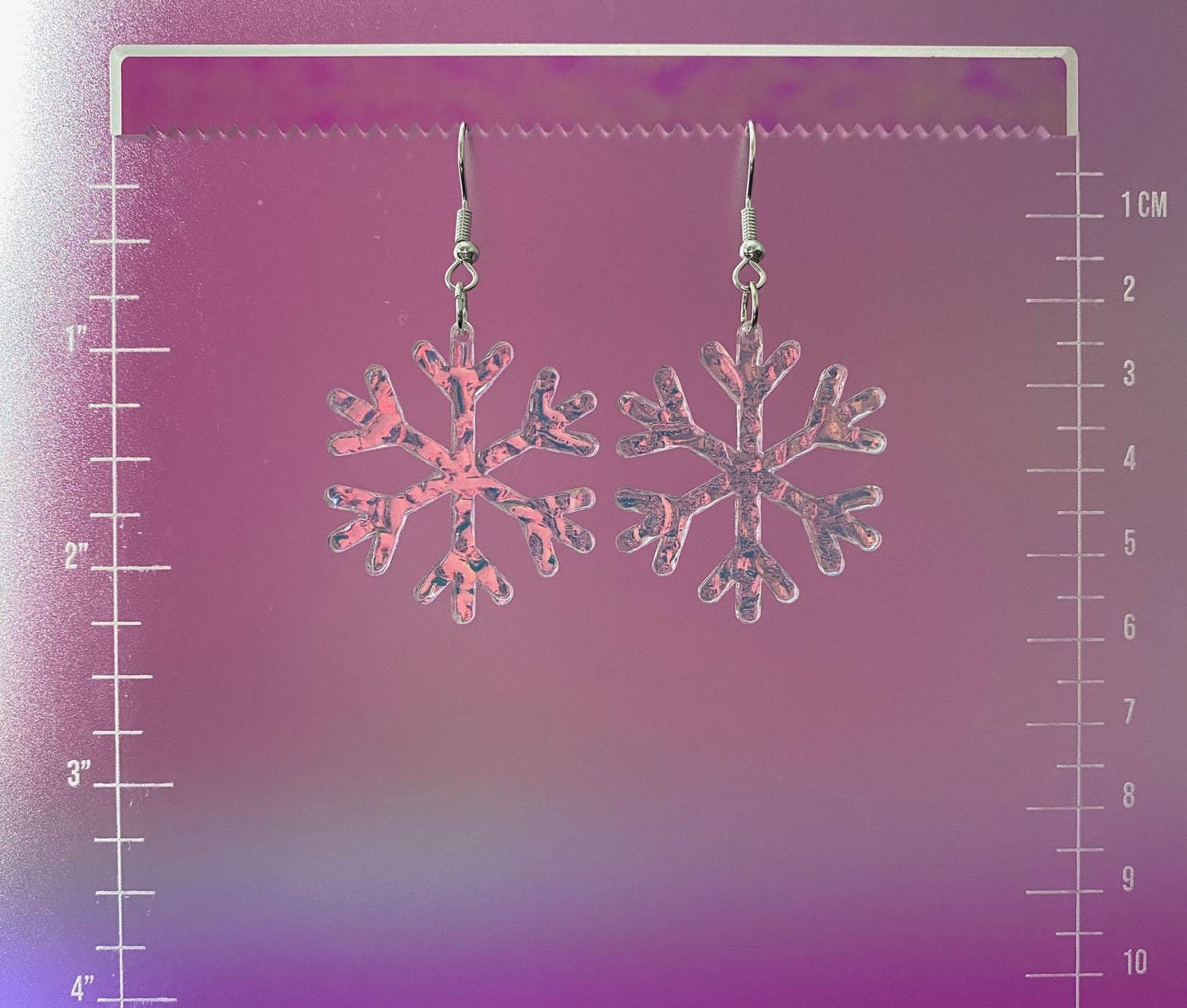 Snowflake Dangle Earrings