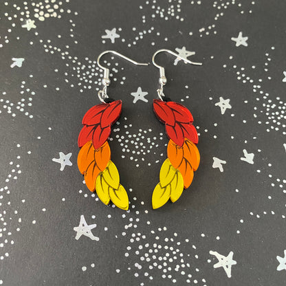 Laurel Wreath Dangle Earrings