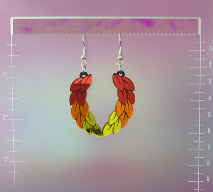 Laurel Wreath Dangle Earrings
