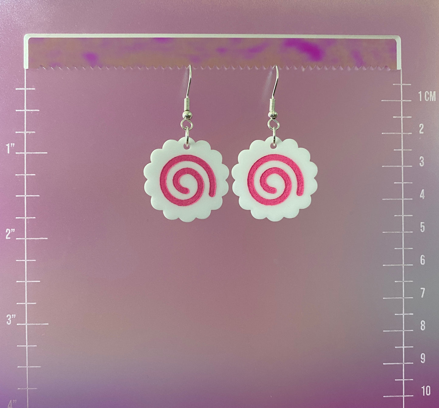 Narutomaki Dangle Earrings