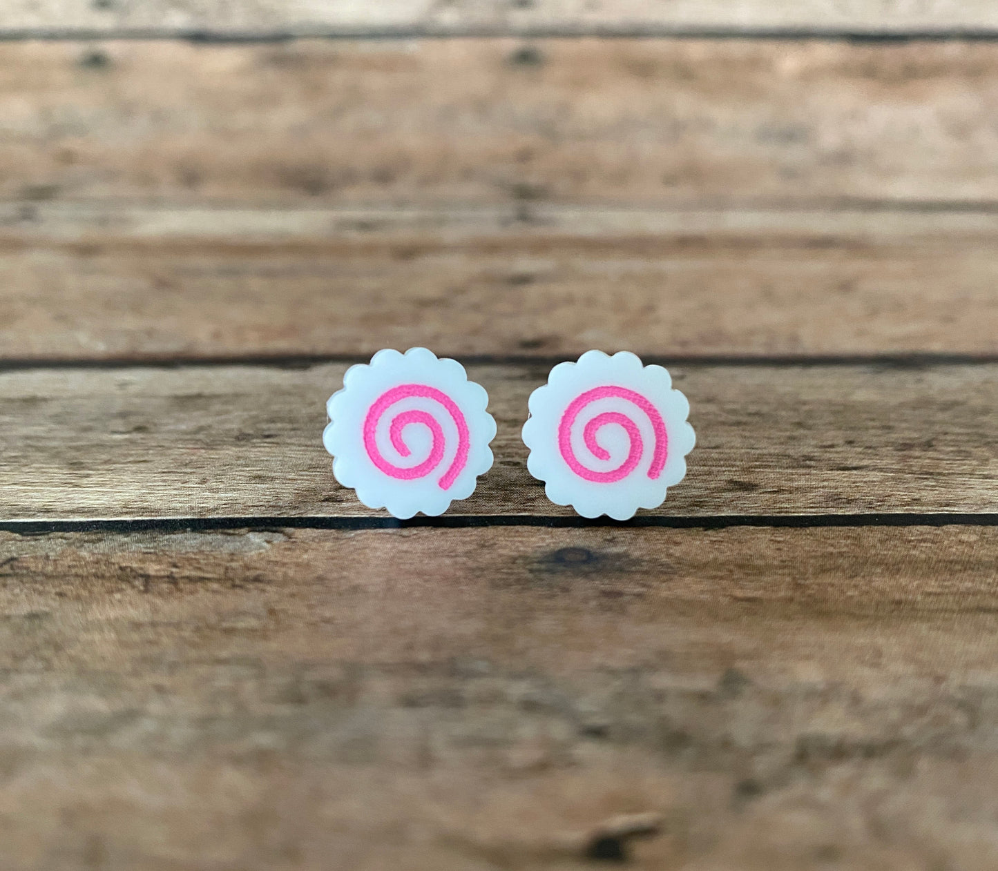 Narutomaki Stud Earrings