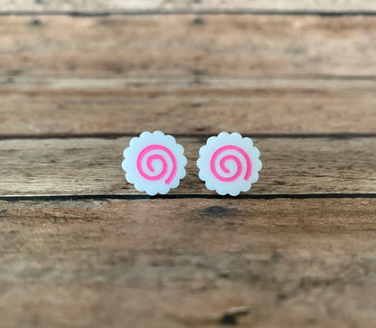 Narutomaki Stud Earrings