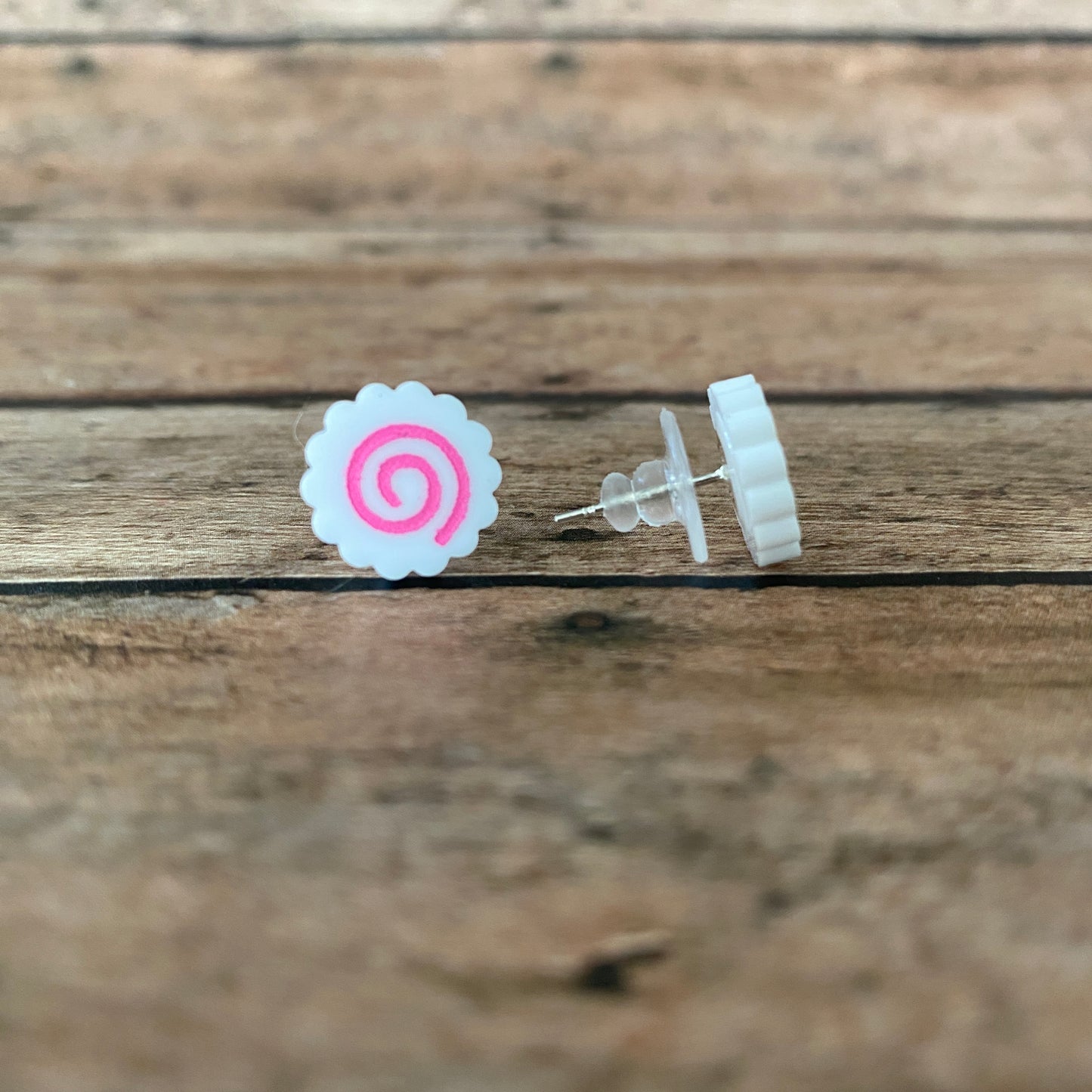 Narutomaki Stud Earrings