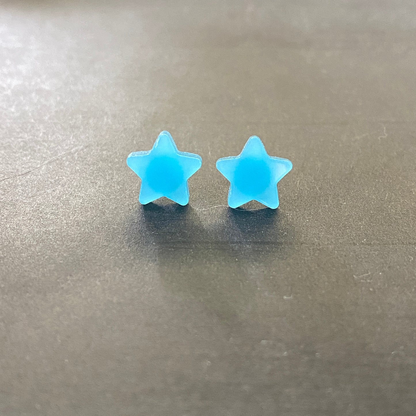 Glow In the Dark Star Stud Earrings