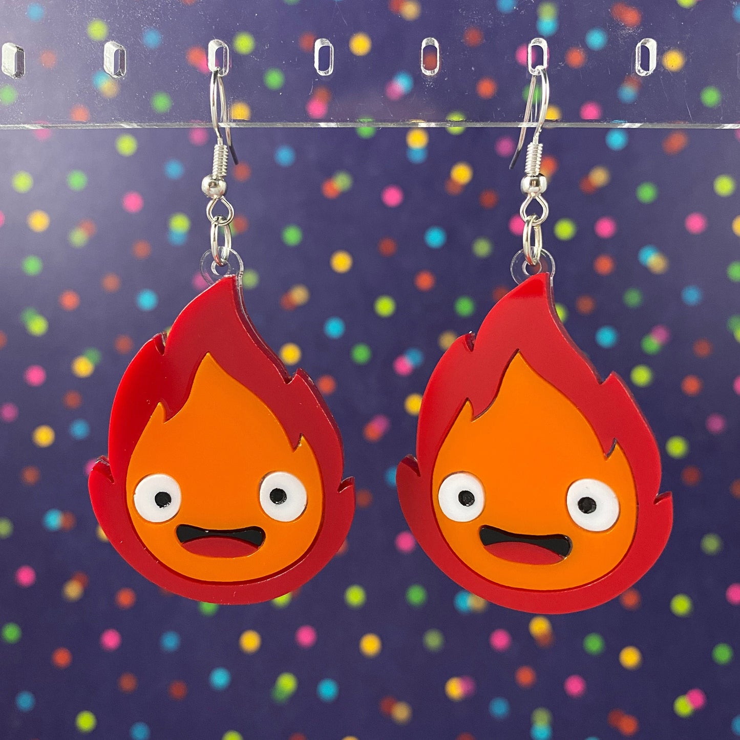 Calcifer Dangle Earrings