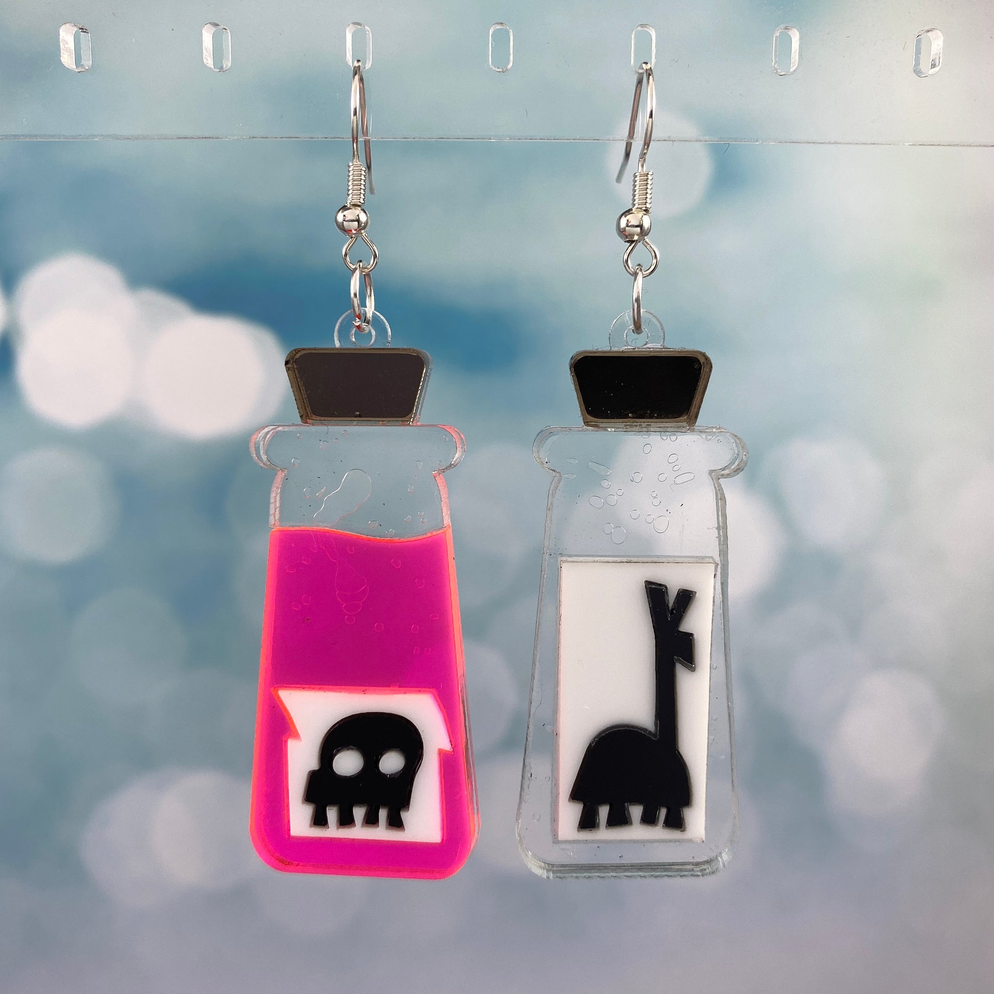 Kuzco Poison Bottle Dangle Earrings