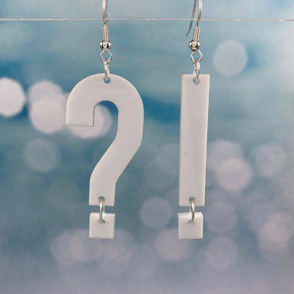 Interrobang Dangle Earrings