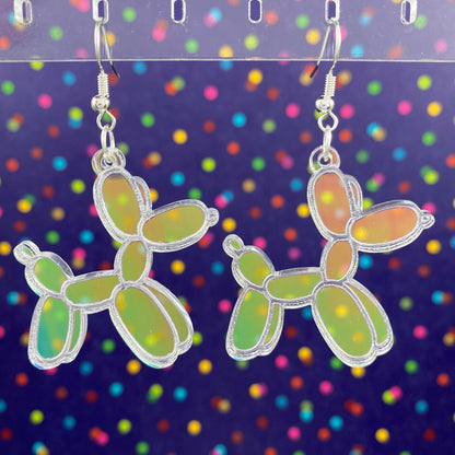 Balloon Dog Dangle Earrings