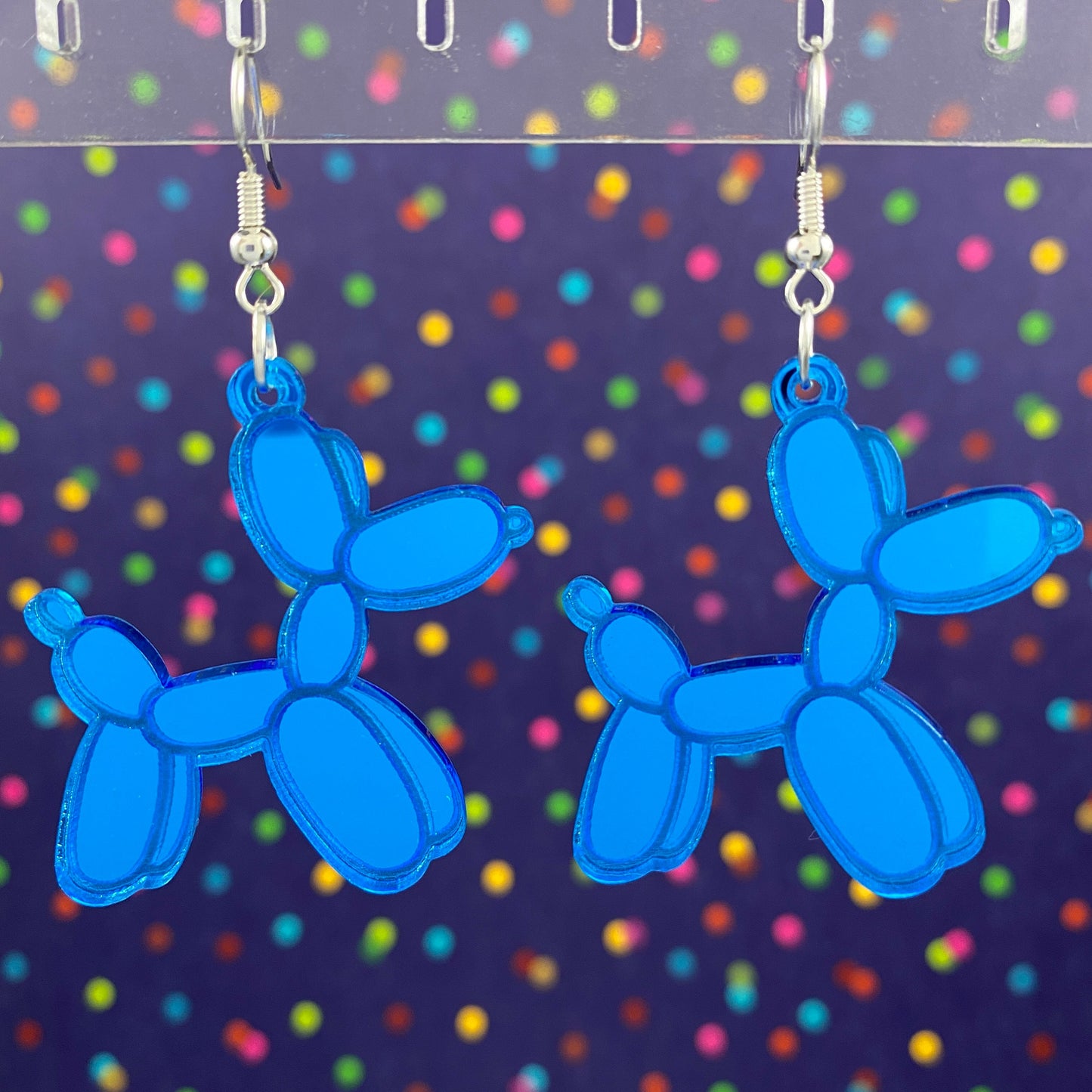 Balloon Dog Dangle Earrings