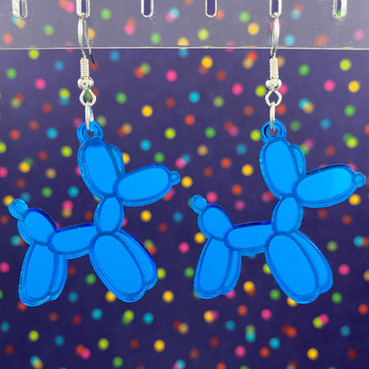 Balloon Dog Dangle Earrings