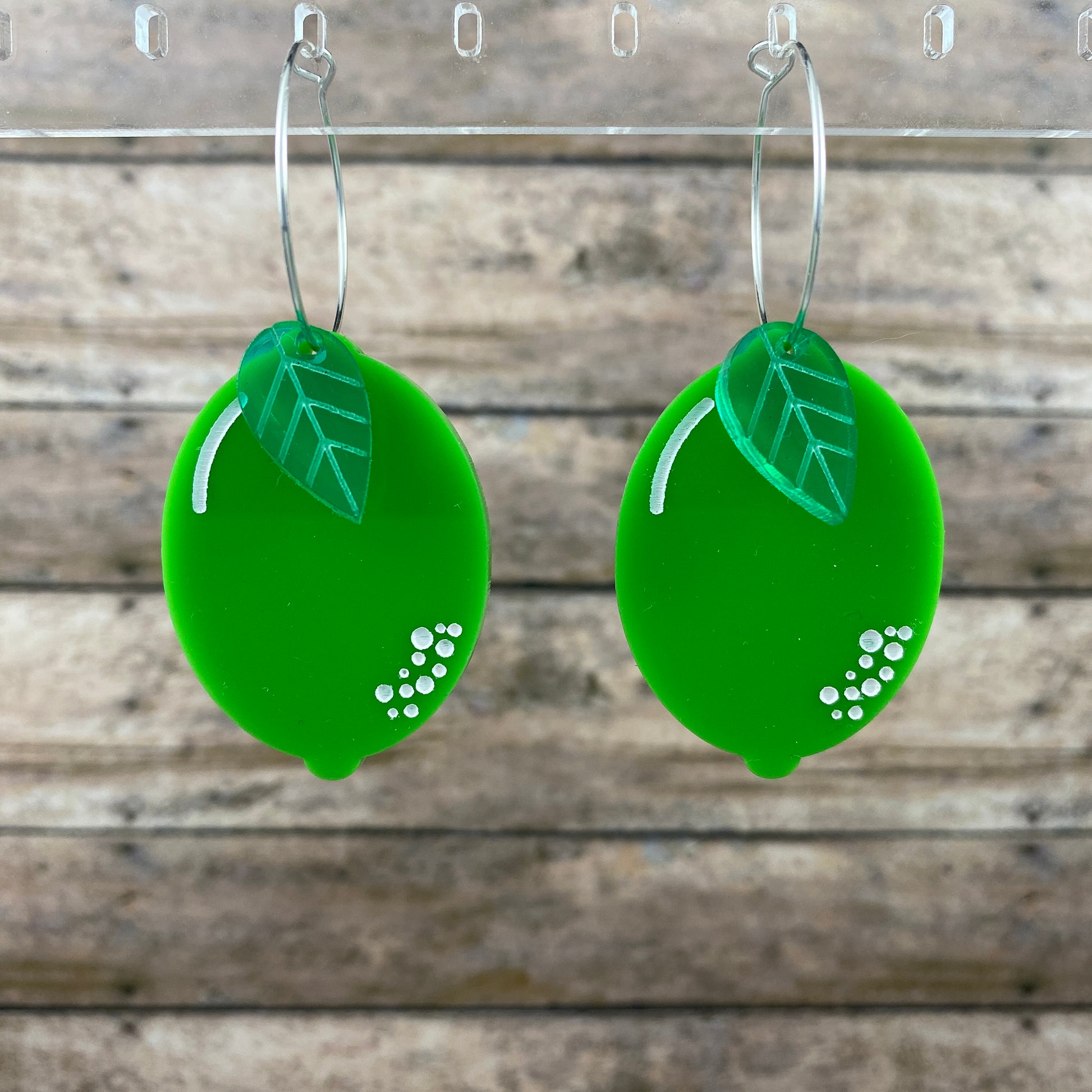 Fruit Hoops Dangle Earrings