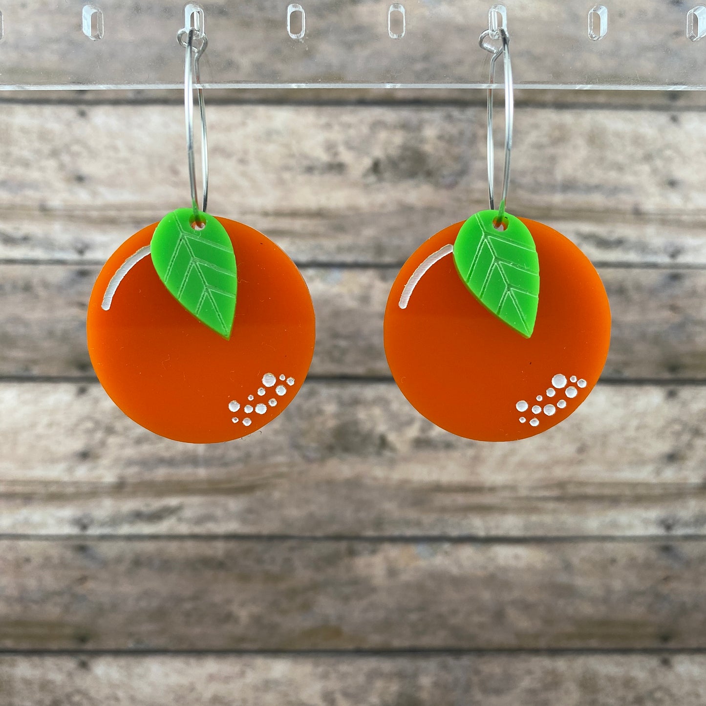 Fruit Hoops Dangle Earrings