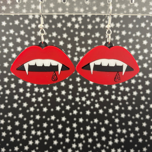 Vampire Dangle Earrings