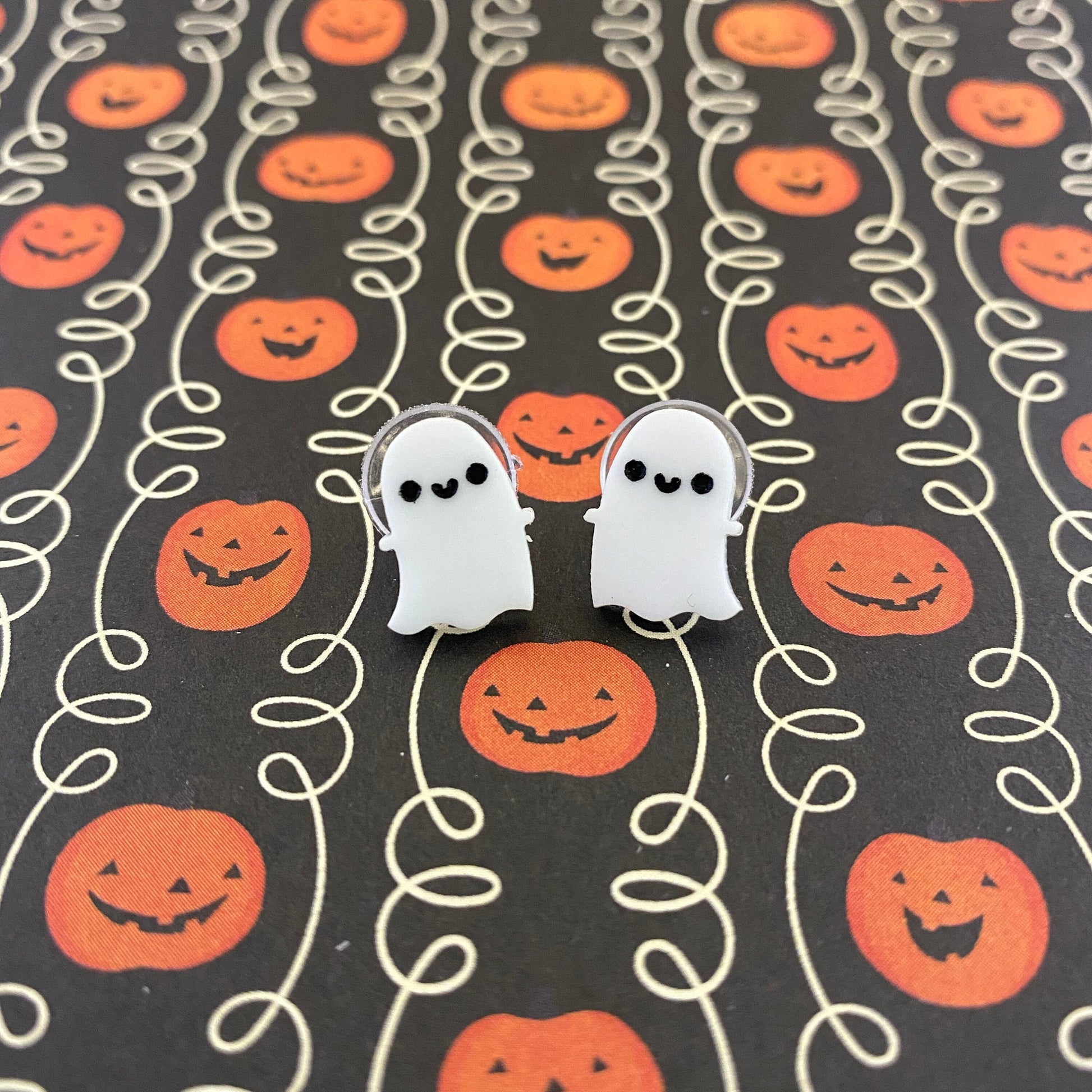 Ghost Stud Earrings
