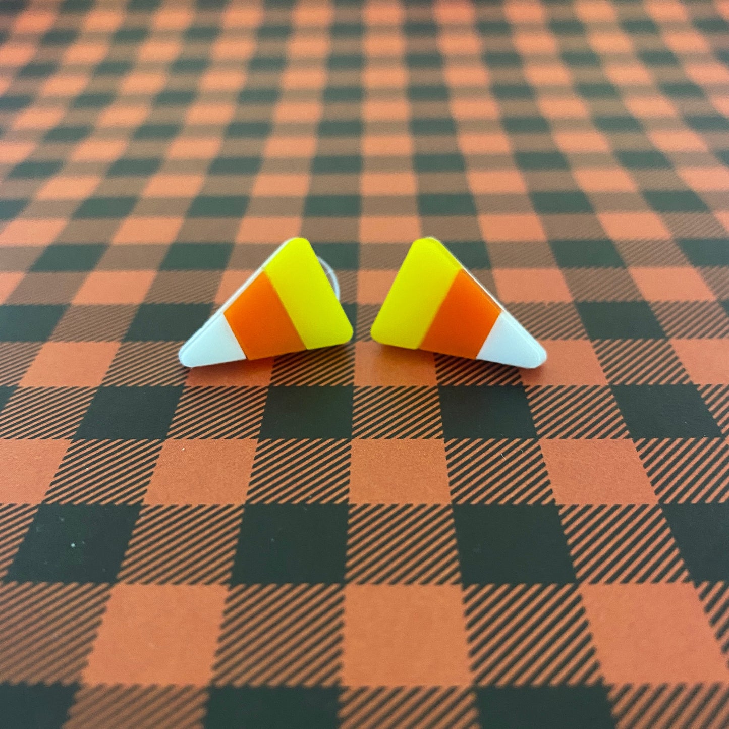 Candy Corn Stud Earrings