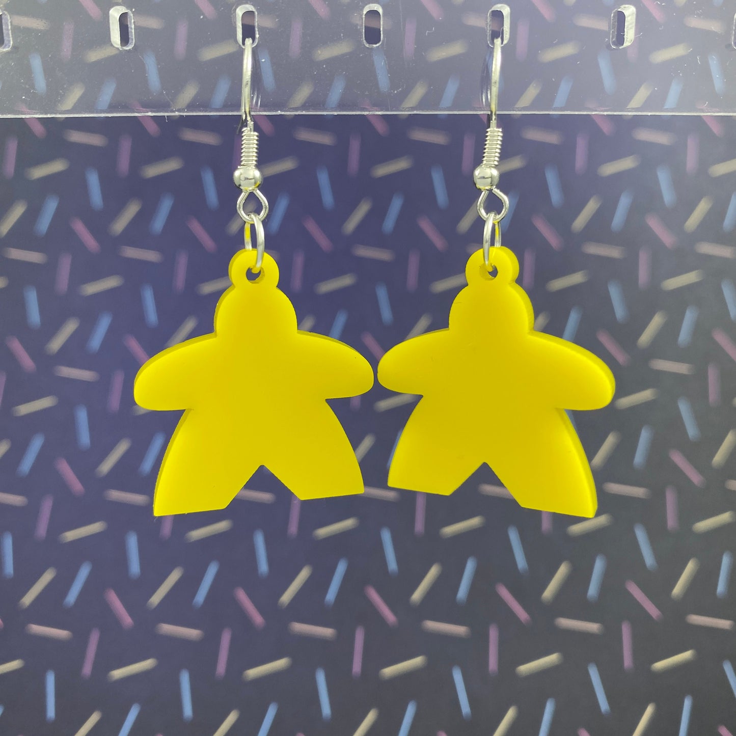 Meeple Dangle Earrings