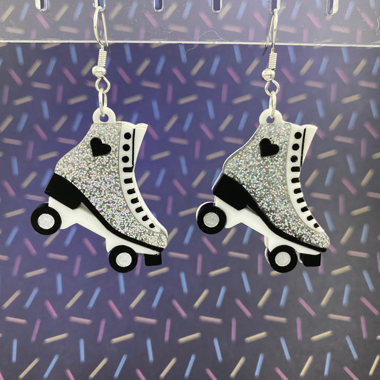 Roller Skate Dangle Earrings