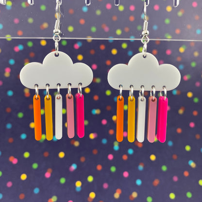 LGBTQ+ Flag Dangle Earrings