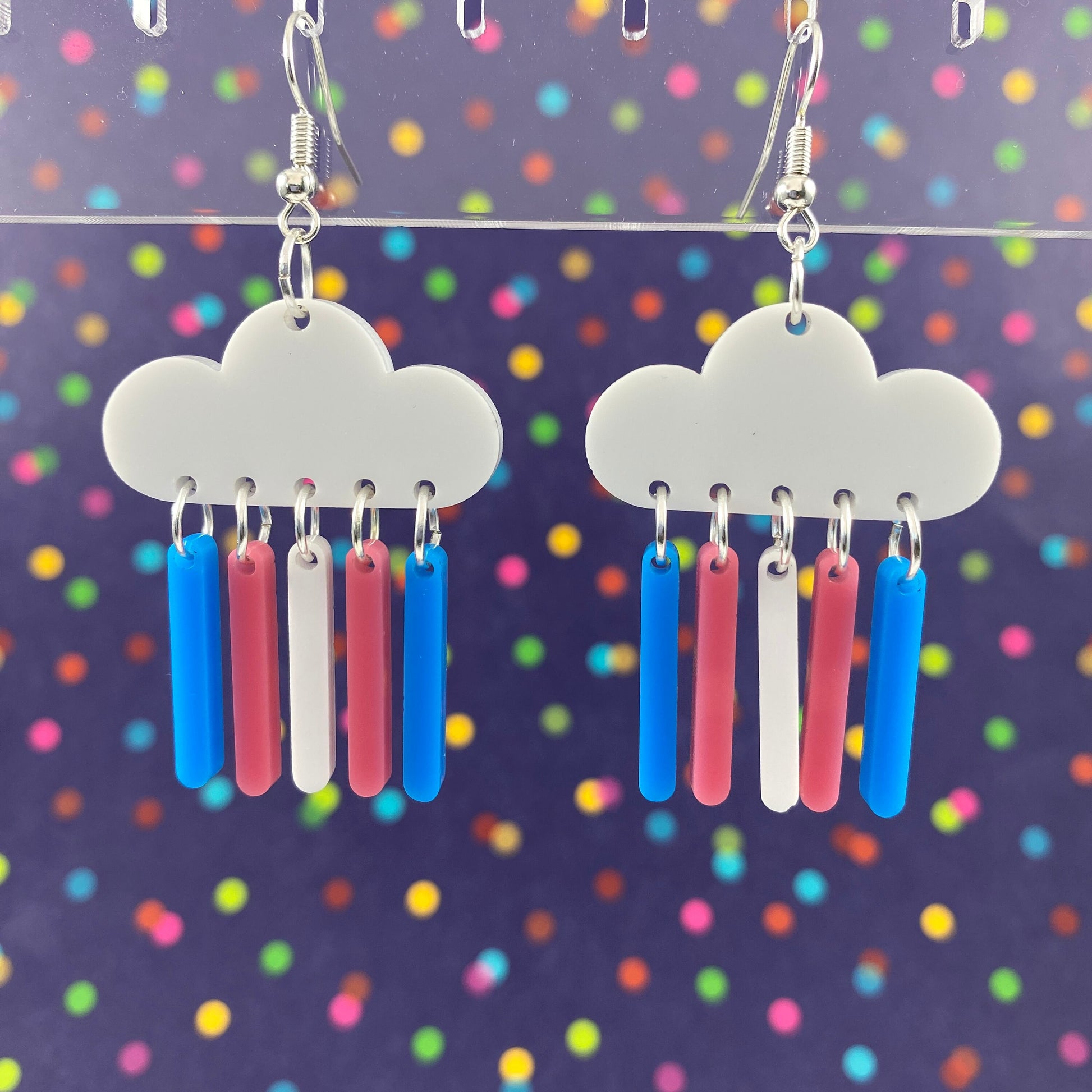 LGBTQ+ Flag Dangle Earrings
