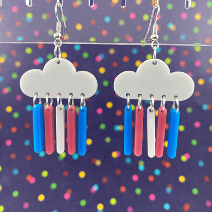 LGBTQ+ Flag Dangle Earrings