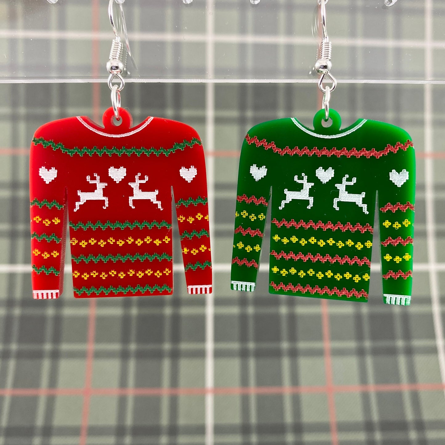 Ugly Sweater Dangle Earrings