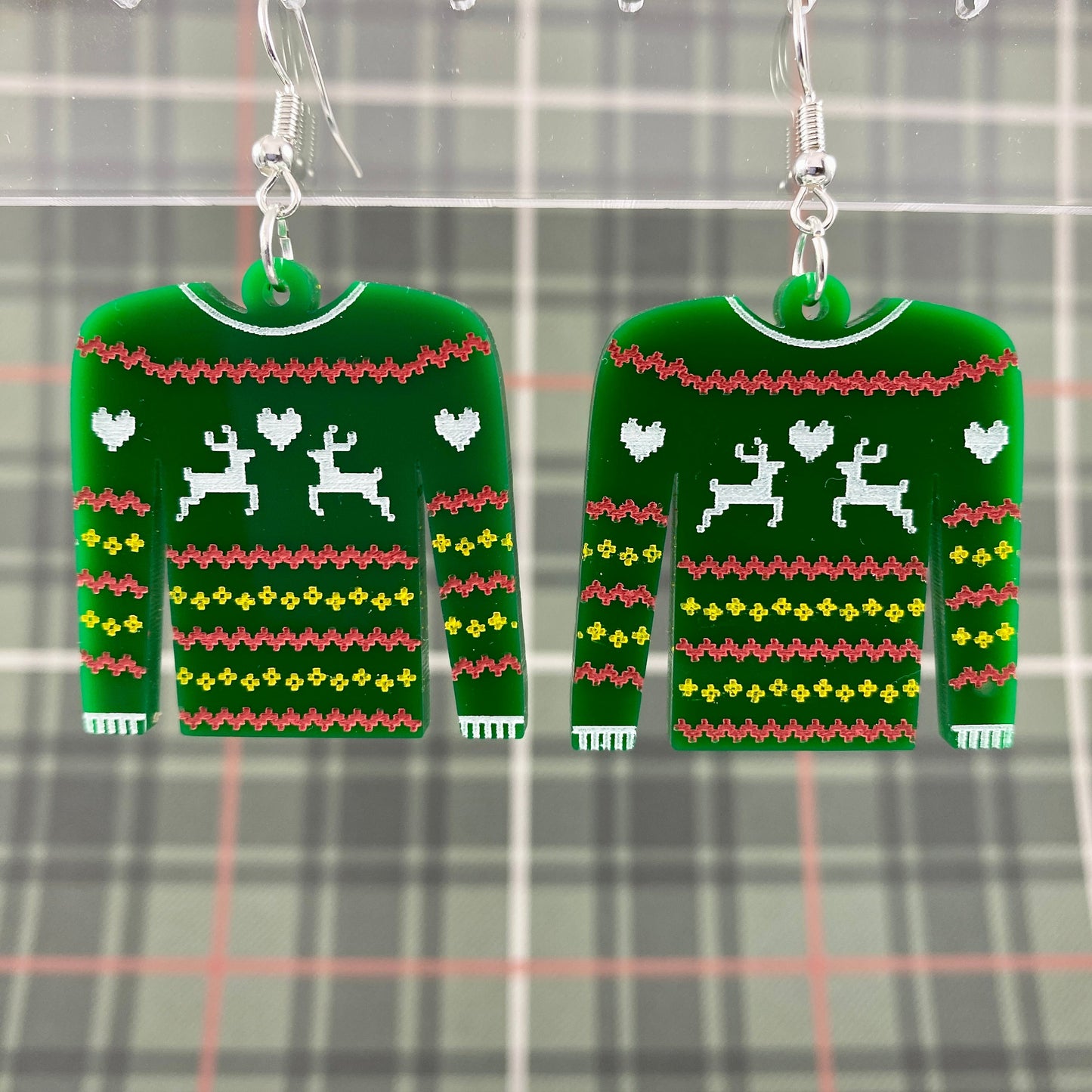 Ugly Sweater Dangle Earrings