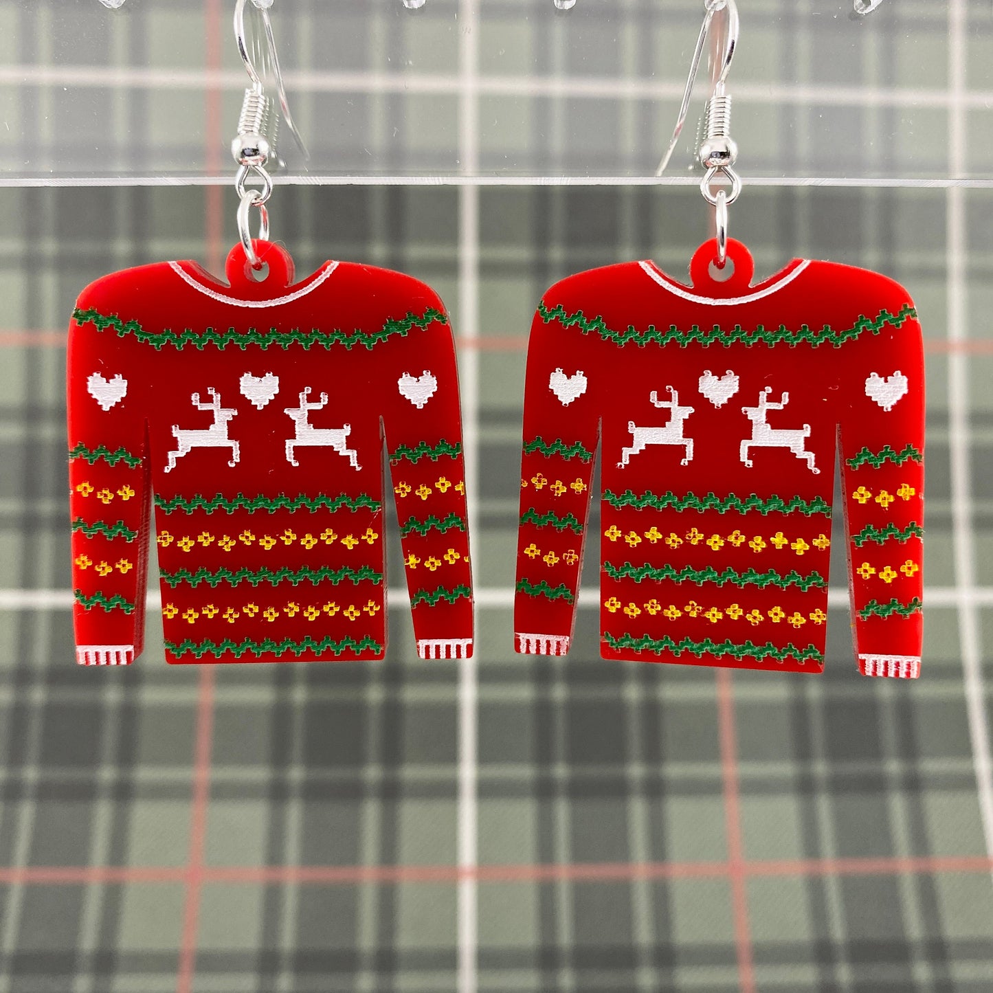 Ugly Sweater Dangle Earrings