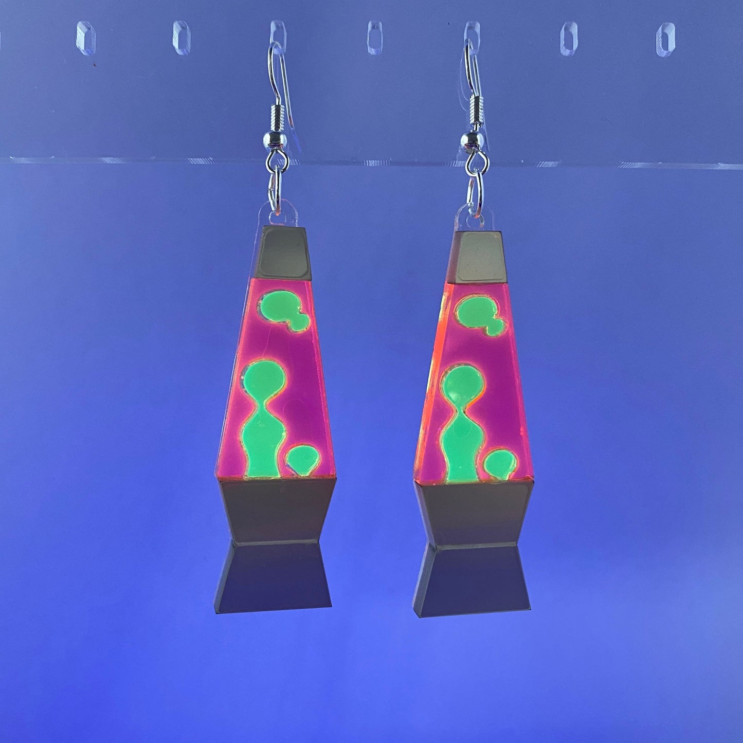 Lava Lamp Dangle Earrings