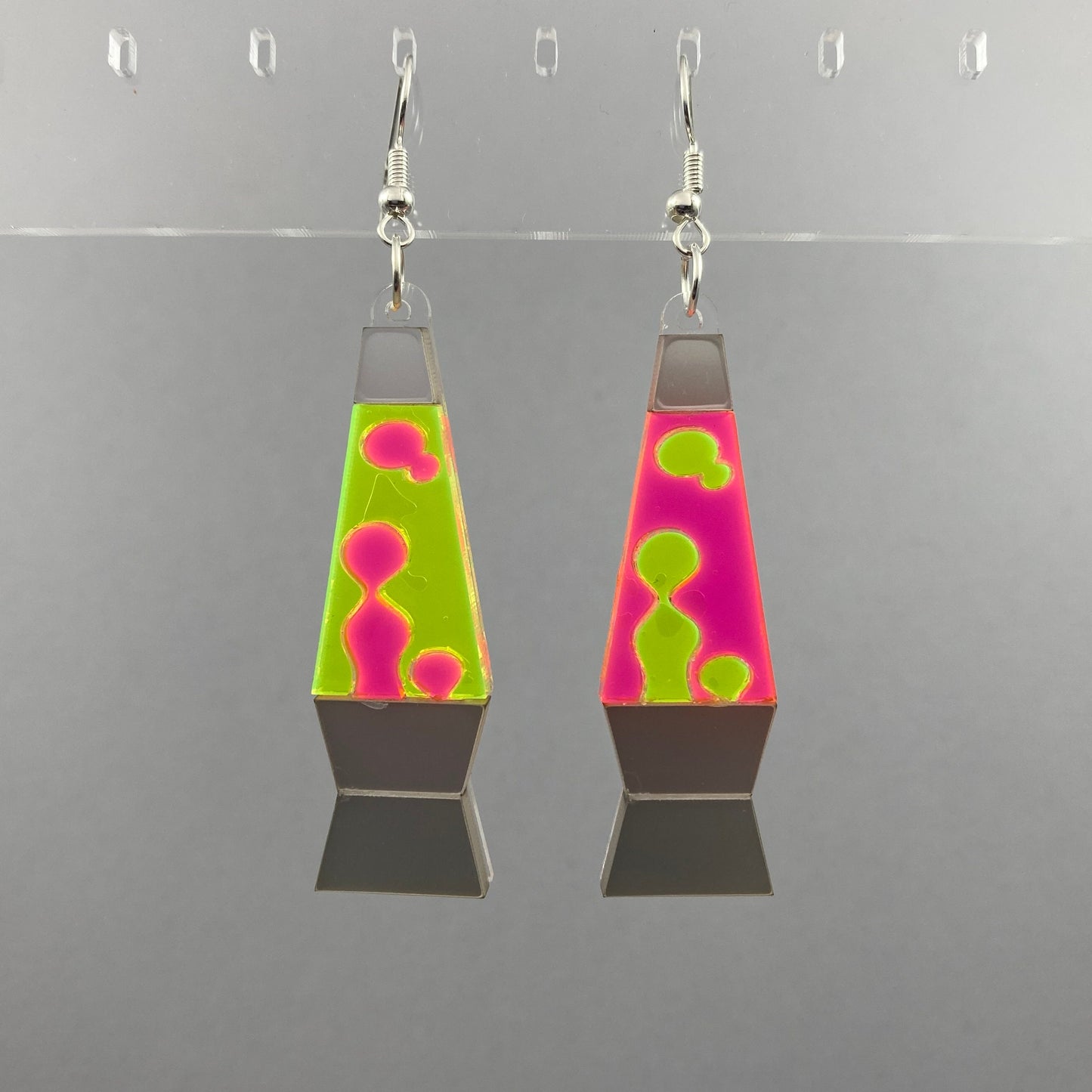 Lava Lamp Dangle Earrings