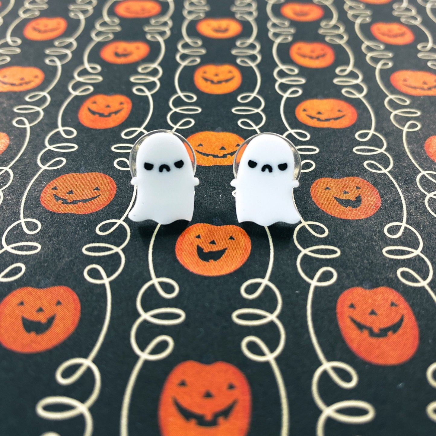 Ghost Stud Earrings