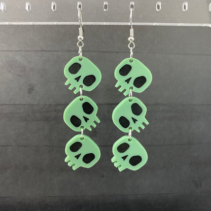 Skull Dangle Earrings