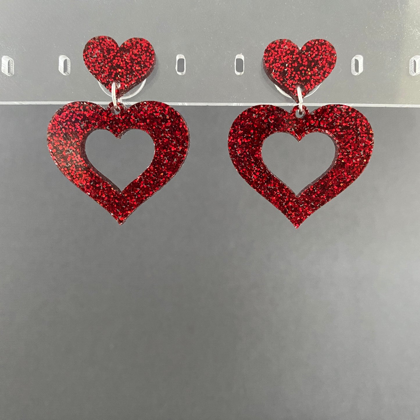 Heart Dangle Earrings