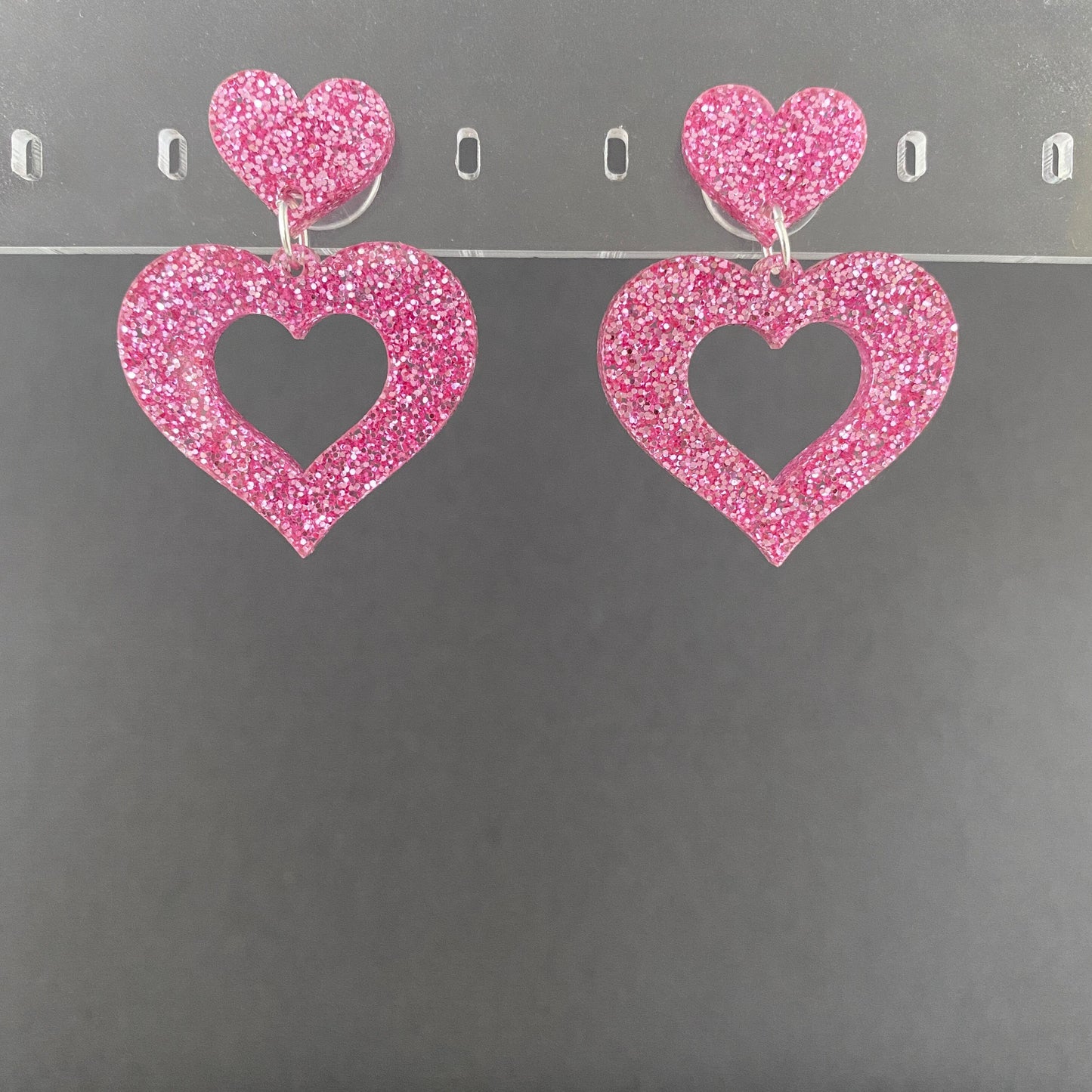 Heart Dangle Earrings