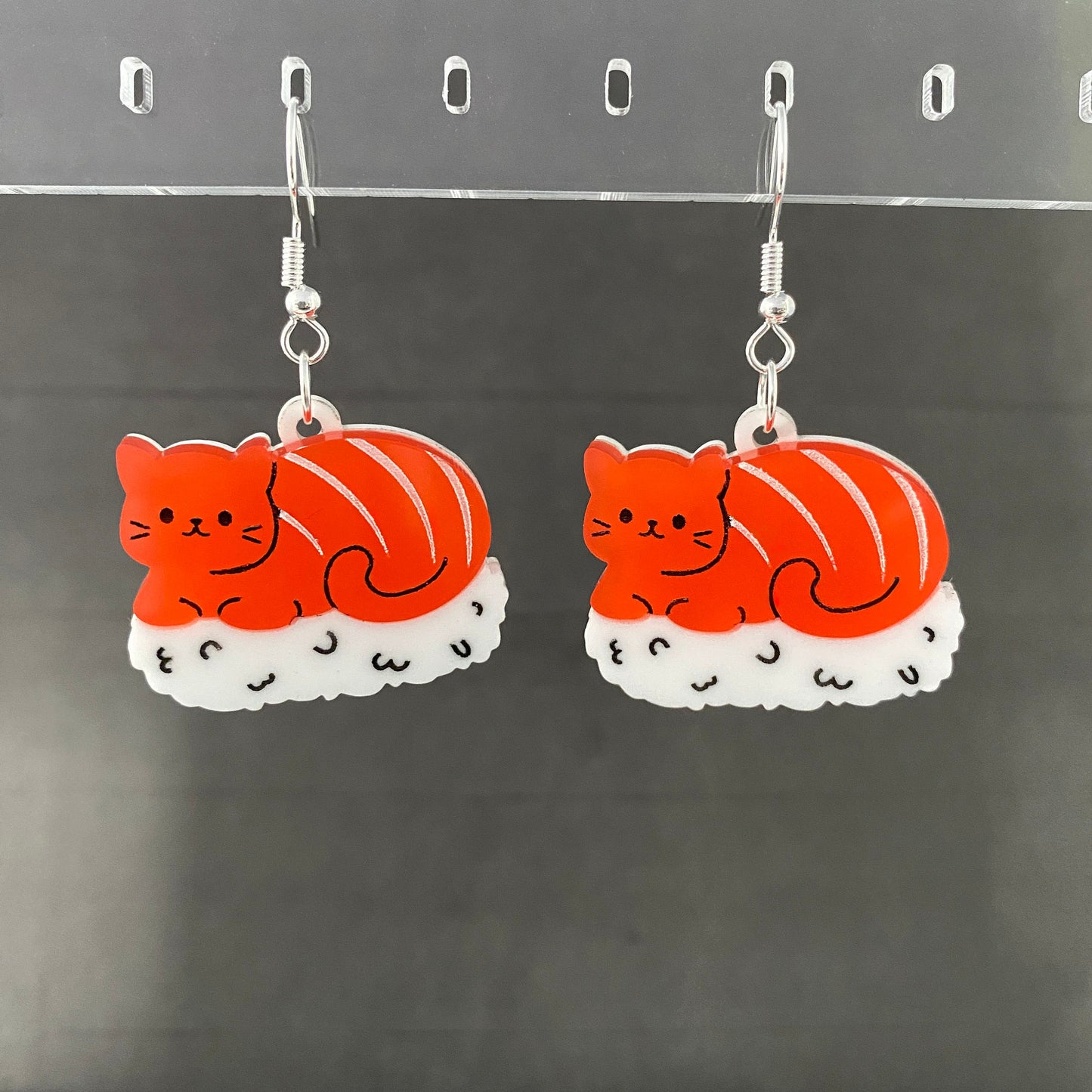 Cat Nigiri Dangle Earrings