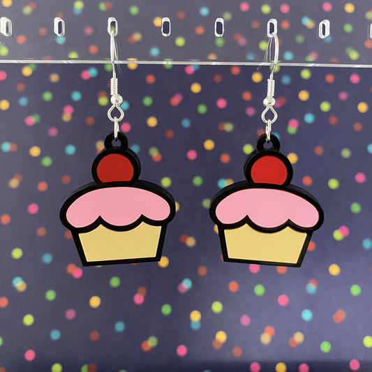 Cupcake Dangle Earring