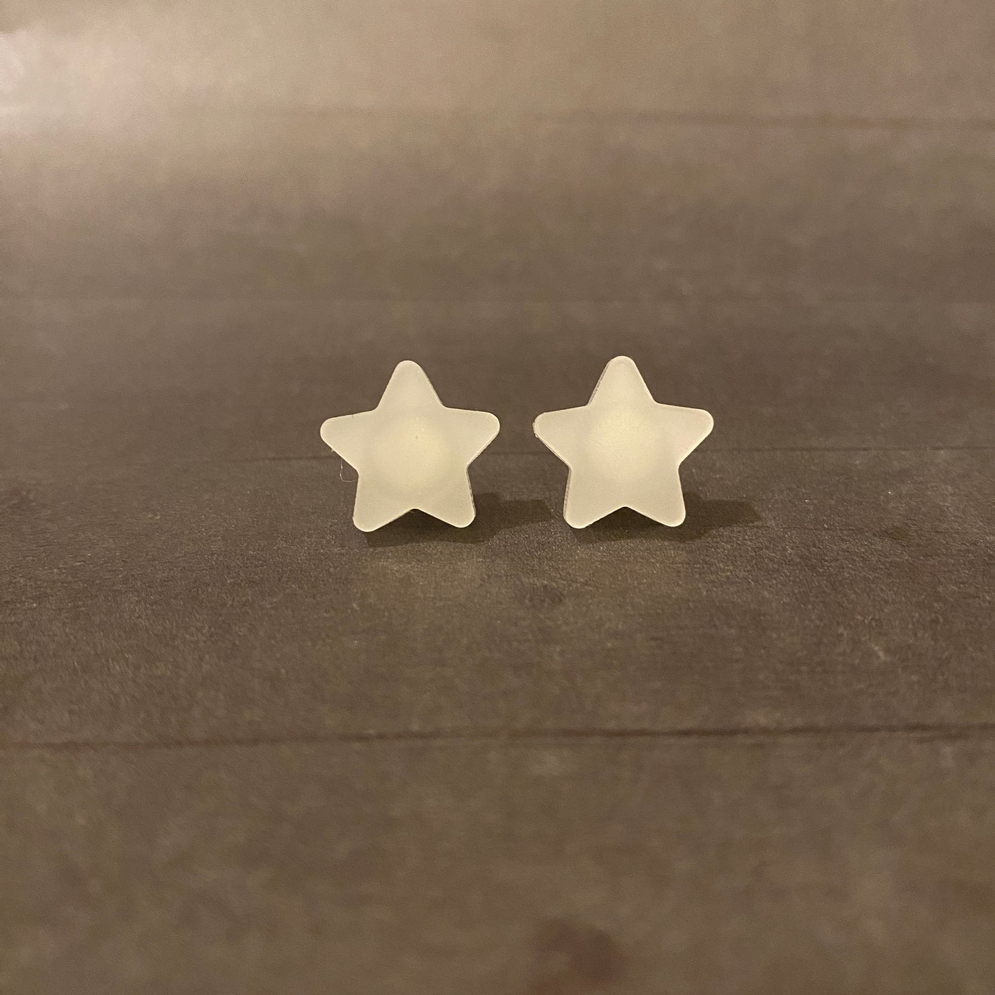 Glow In the Dark Star Stud Earrings
