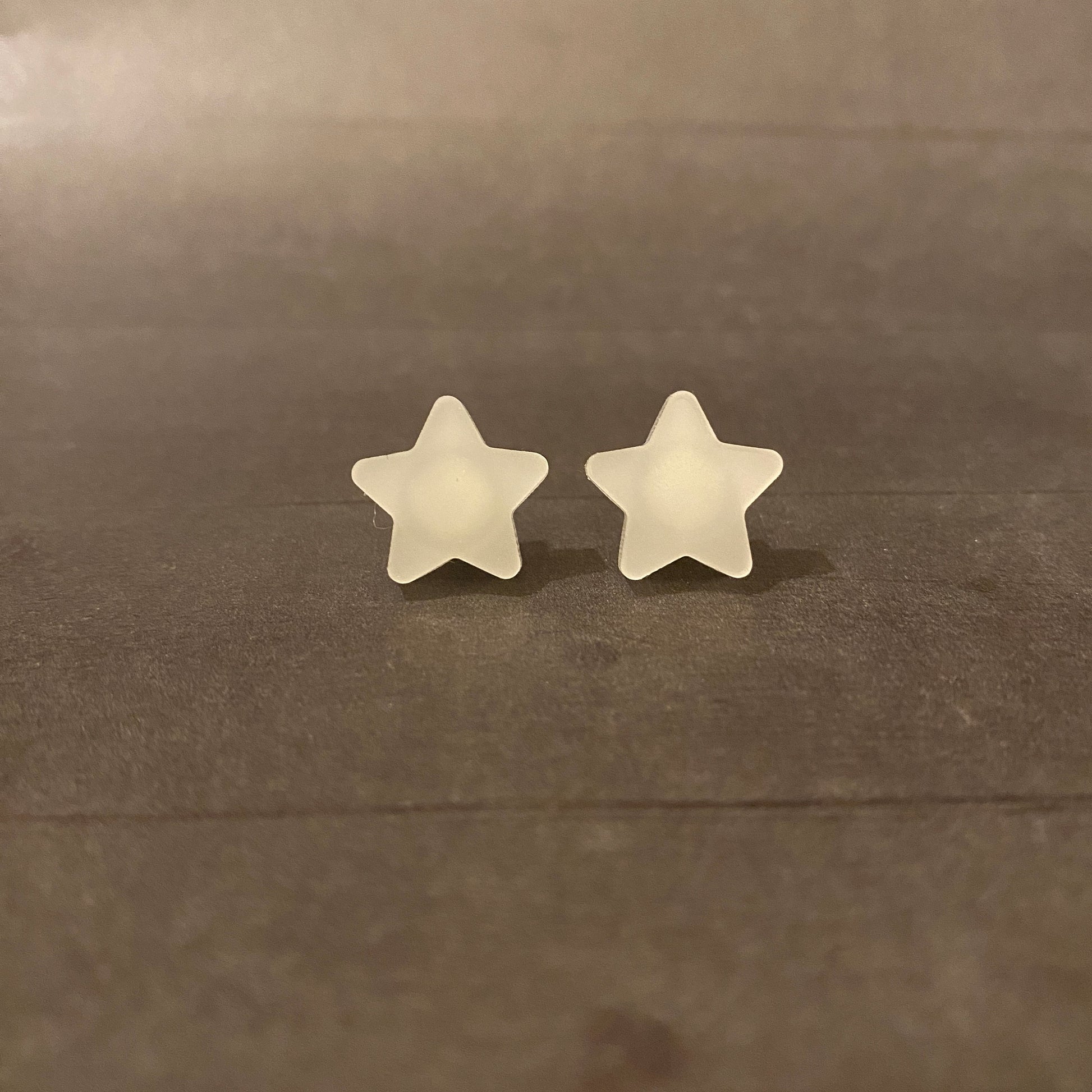 Glow In the Dark Star Stud Earrings