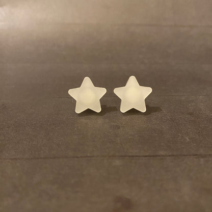 Glow In the Dark Star Stud Earrings
