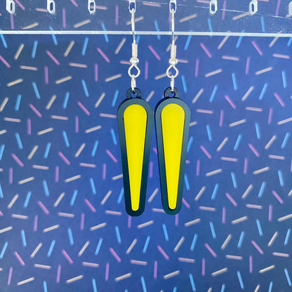 Pinball Flipper Dangle Earrings