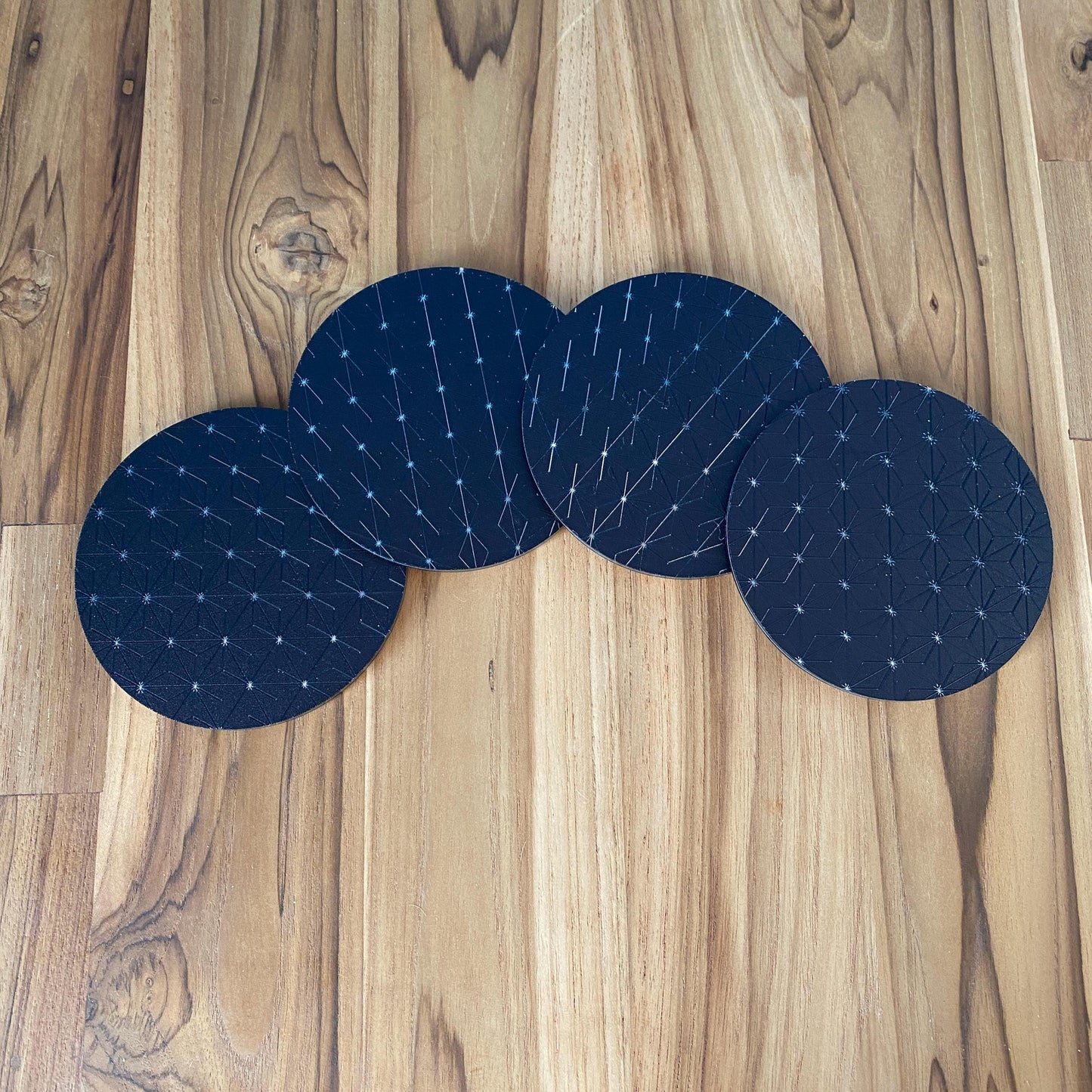 Geometric Color Shift Coaster