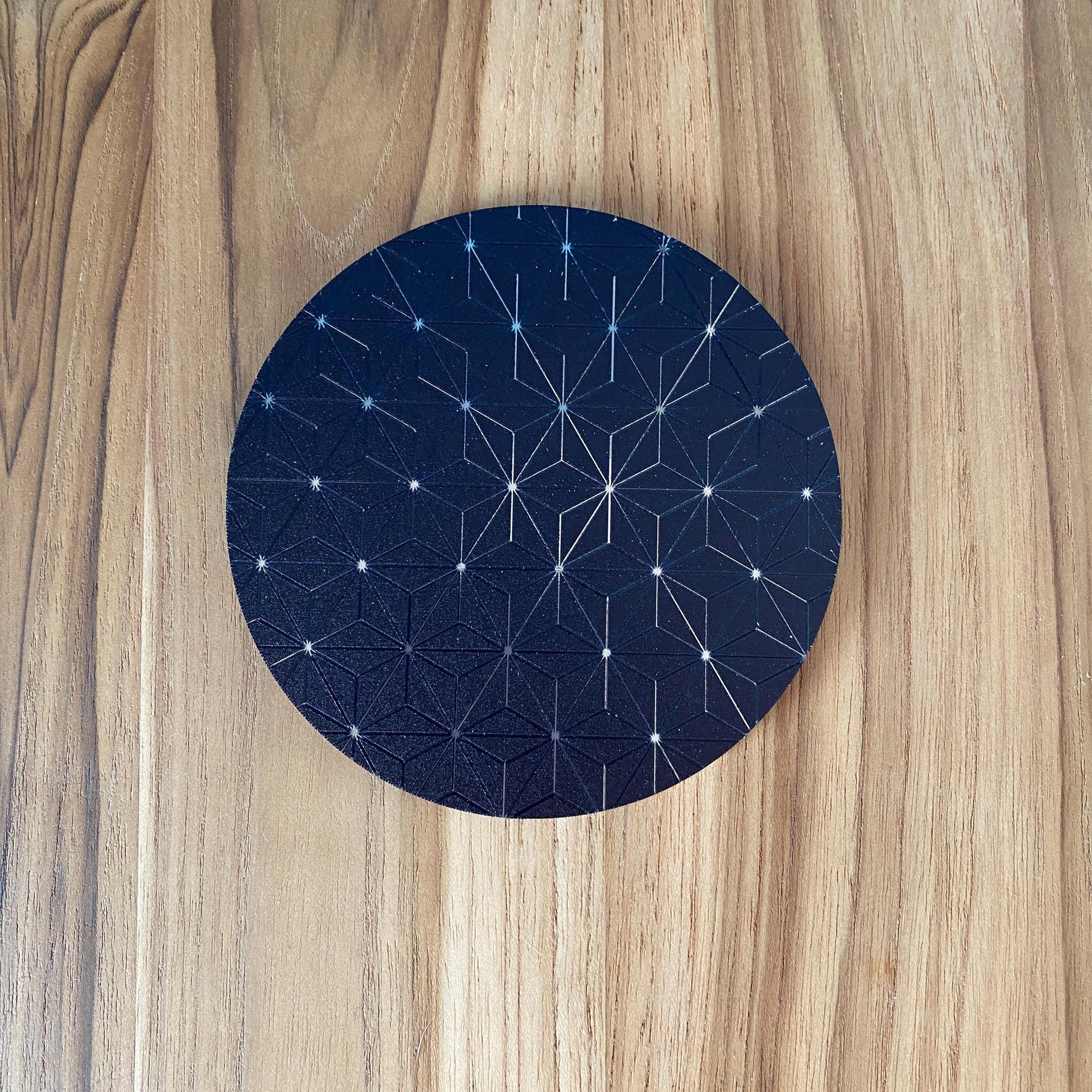 Geometric Color Shift Coaster