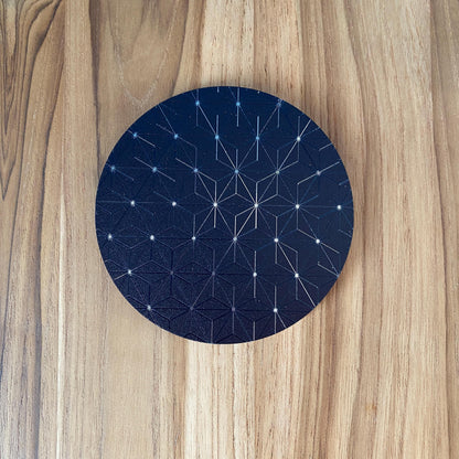 Geometric Color Shift Coaster