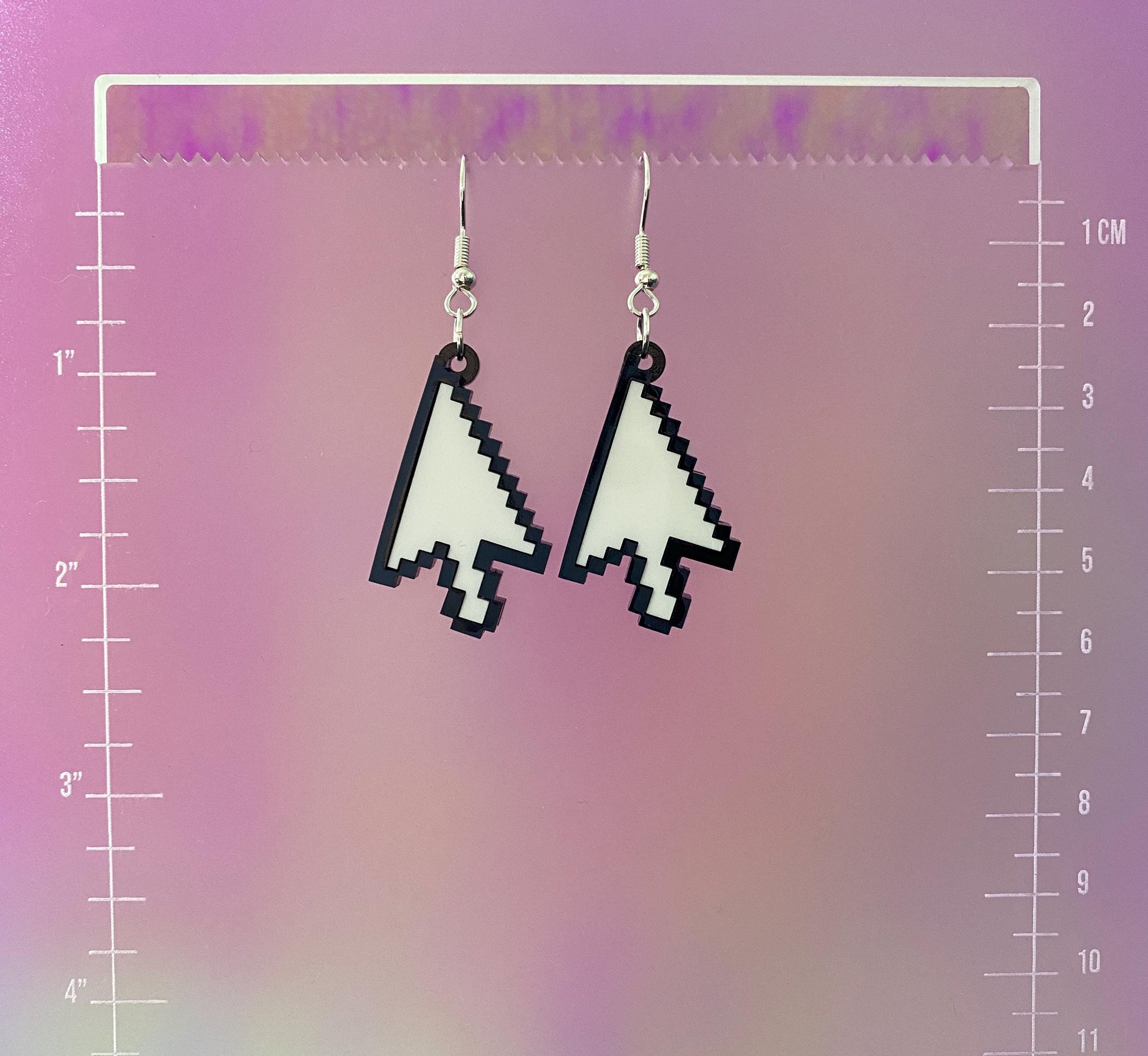 Cursor Dangle Earrings